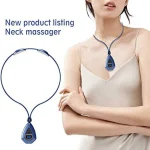 The Smart EMS Lymphatic Relief Neck Massager with Deep Tissue Heat