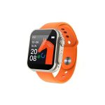 D20 ULTRA SMART WATCH HEART RATE BLOOD PRESSURE OXYGEN RELOJ INTELLIGENT SMART BRACELET WITH FITPRO APP ORANGE