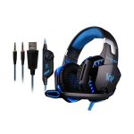 KOTION EACH-G2000 STEREO GAMING HEADSET DEEP BASS COMPUTER GAMING WIRED HEADPHONE WITH LED LIGHT & MIC