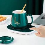 Usb Electric Heating Tea Cup Mug Pad Warmer Heating Pad USB Heating Coaster Hot Plate for Home Office Milk Tea Auto Sensor off Gift Electric Kettle - Image 3