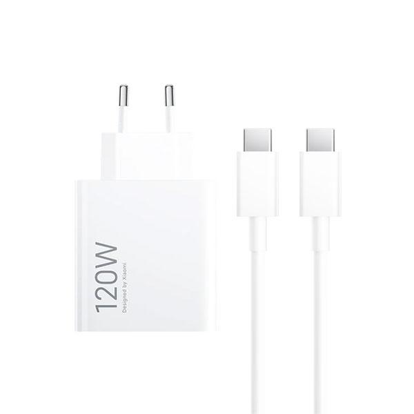 6878966961776248690 XIAOMI 120W EU PLUG QC3.0 FAST QUICK WALL CHARGER WITH TYPE-C TO C CABLE - Image 1