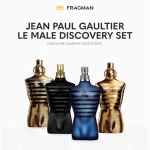 Jean Paul Gaultier Le Male Discovery Set – 3-Piece Men's Fragrance Gift Set Featuring Le Male, Ultra Male & Le Beau