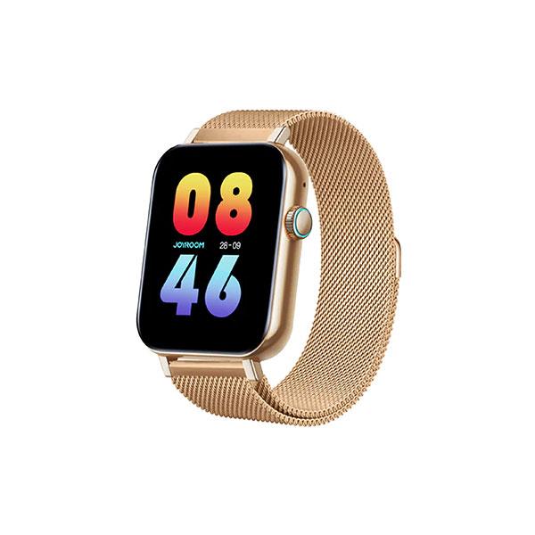 94f6eb2a7a1775563466 Joyroom-Ft5 Pro Fit-Life Series Smart Watch (Answer/Make Call)- WITH SMART-TIME PRO APP Roze Gold - Image 1