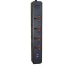 403puc Speed-X Premium Portable Power Strip 4socket+2usb+1type-C Port