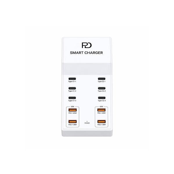 ce52f6091f1776767035 T8+ SMART INTELLIGENCE USB-C 10-PORT CHARGER 72W TOTAL OUTPUT FOR MULTI DEVICES - Image 1